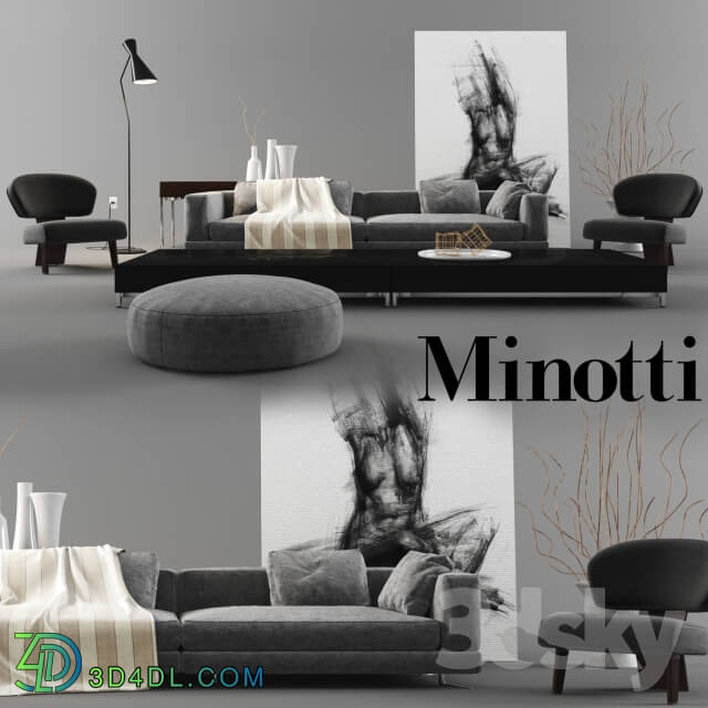 Sofa - Minotti Set 02