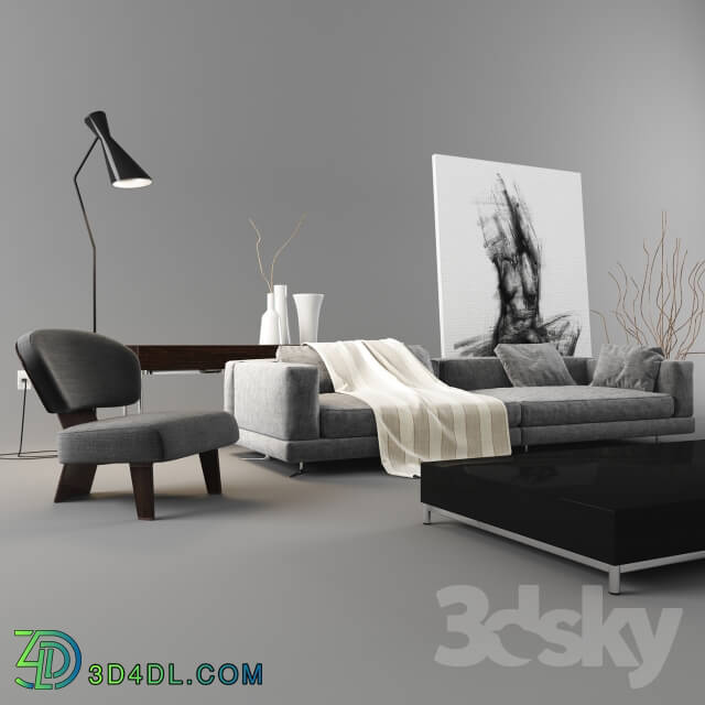 Sofa - Minotti Set 02