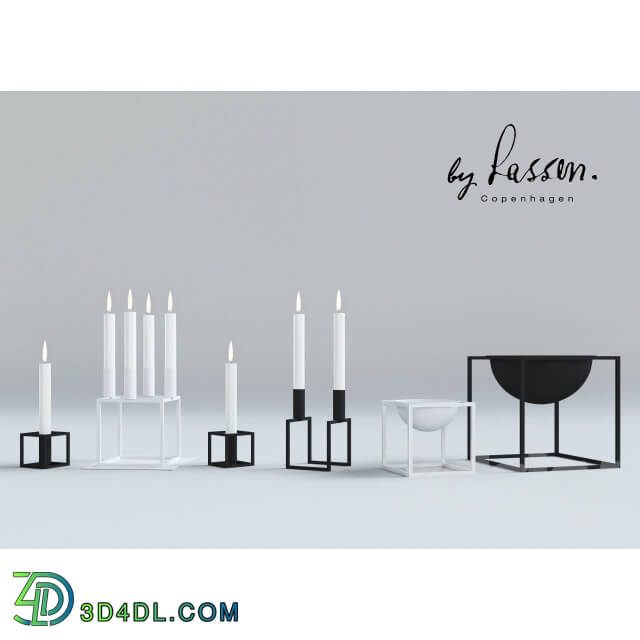 Other decorative objects - Kubus candlesticks