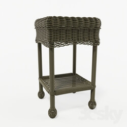 Table - wicker table 