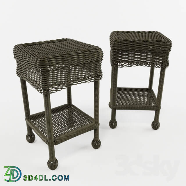 Table - wicker table