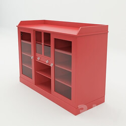 Wardrobe _ Display cabinets - Red Showcase 