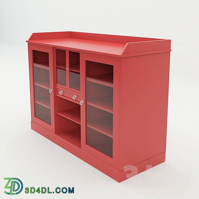 Wardrobe _ Display cabinets - Red Showcase