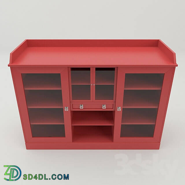 Wardrobe _ Display cabinets - Red Showcase