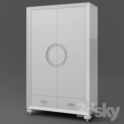 Wardrobe _ Display cabinets - OM Wardrobes FratelliBarri PALERMO in finishing white shiny varnish_ FB.WR.PL.53 