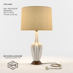 Table lamp - Schoolhouse Electric - Lily Lamp 