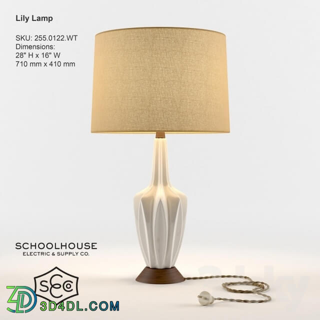 Table lamp - Schoolhouse Electric - Lily Lamp