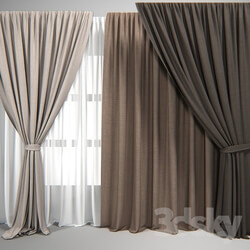 Curtain - A set of curtains 