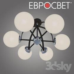 Ceiling light - OM Ceiling chandelier in the loft style Eurosvet 70082_6 Globe 