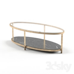 Table - Renzo Elliptical Coffee Table 