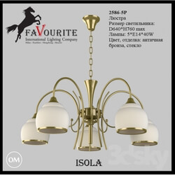 Ceiling light - Favourite chandelier 2586-5 p 