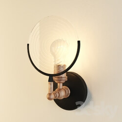 Wall light - Glasslight Lens Sconce 