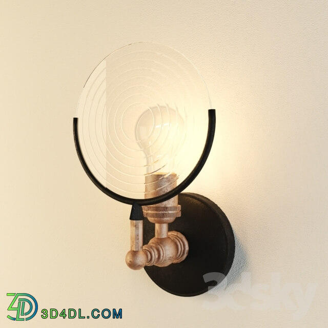 Wall light - Glasslight Lens Sconce