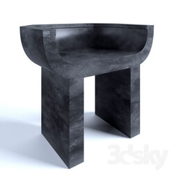 Chair - RICK OWENS __39_stone chair 