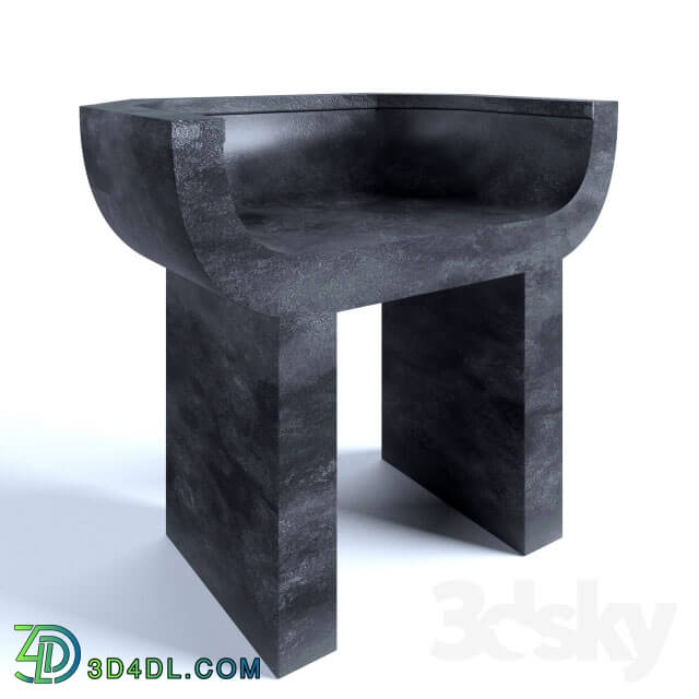 Chair - RICK OWENS __39_stone chair