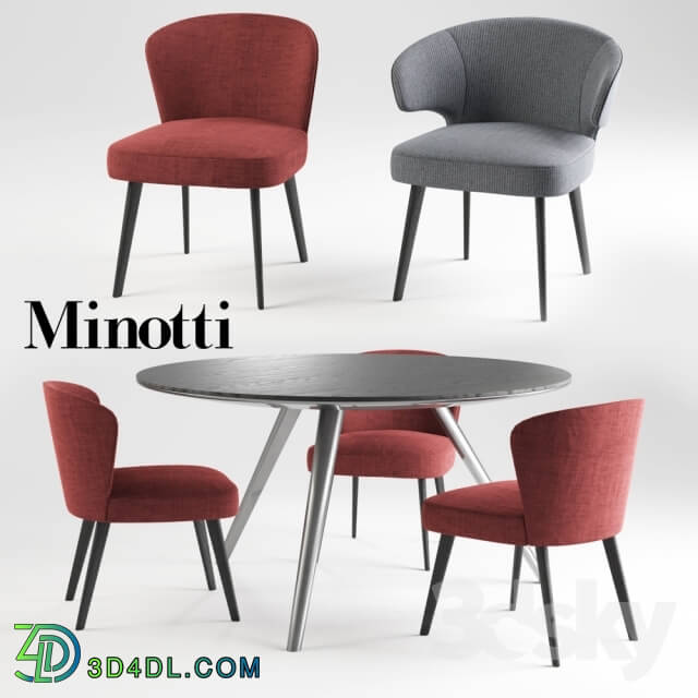 Table _ Chair - Minotti Aston _amp_ Evans dinning set