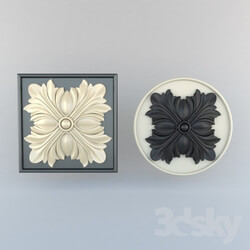 Decorative plaster - decorative rosettes 