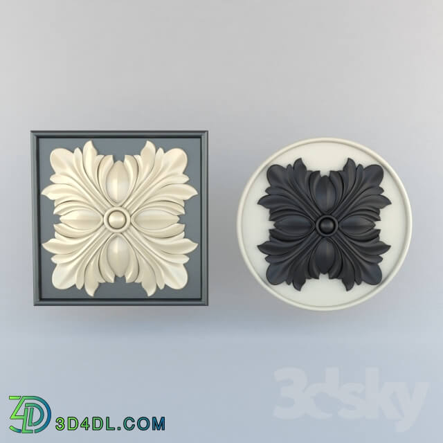 Decorative plaster - decorative rosettes