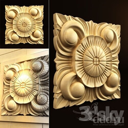 Decorative plaster - Palimanan Carving Ornament 07 