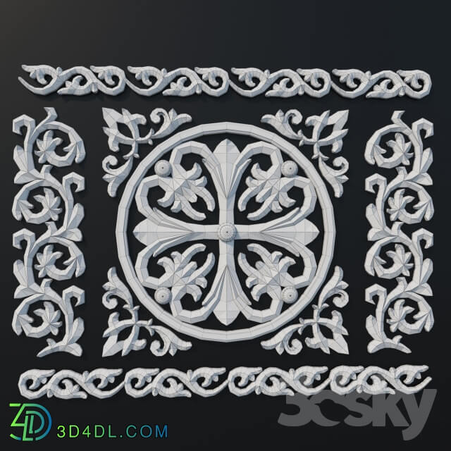 Decorative plaster - molding