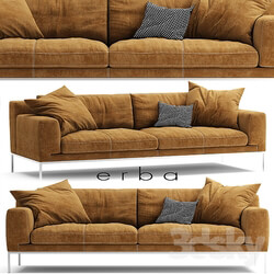 Sofa - Sofa ERBA ITALIA EDIZIONE Sectional sofa 