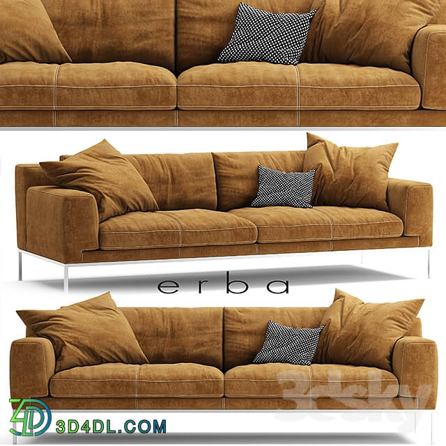 Sofa - Sofa ERBA ITALIA EDIZIONE Sectional sofa