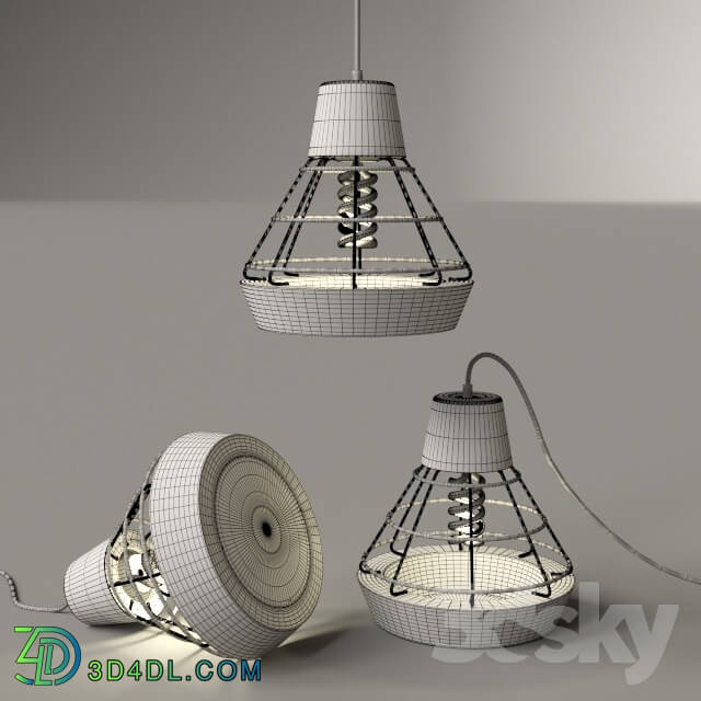 Ceiling light - Work Lamp - Copper