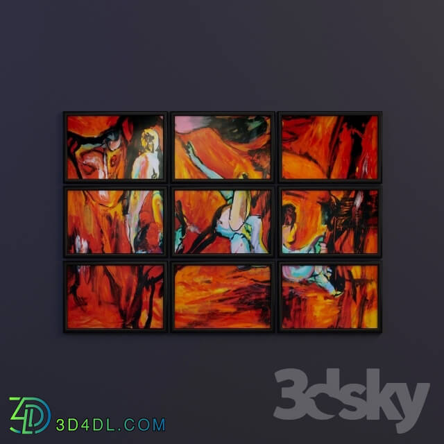 Frame - Paintings set