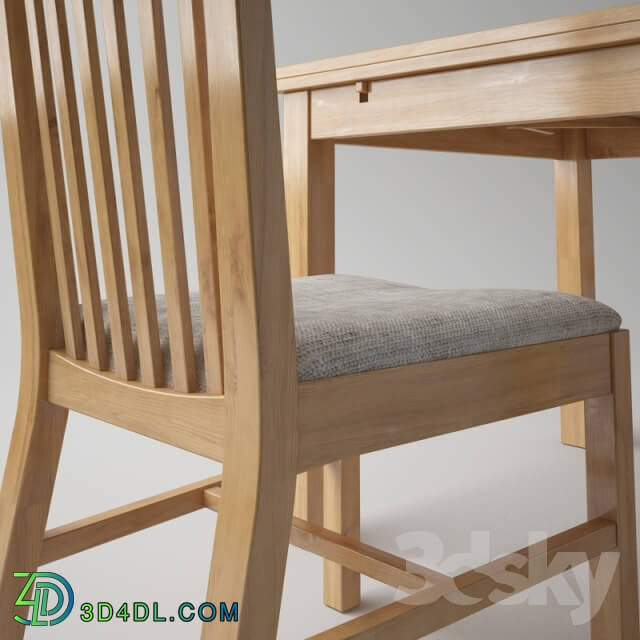 Table _ Chair - IKEA BYURSTA _amp_ NORNES