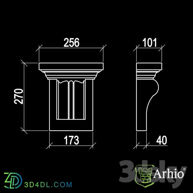 Decorative plaster - AKR27-1