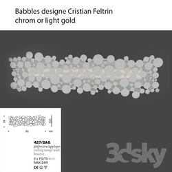 Wall light - Bubbles design Cristian Feltrin art.427 _ 2AG 