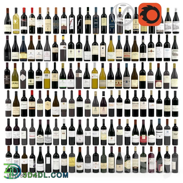 Food and drinks - wine bottles