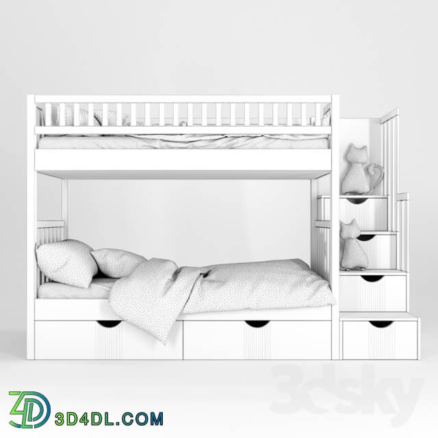 Bed - Artek two-level bed