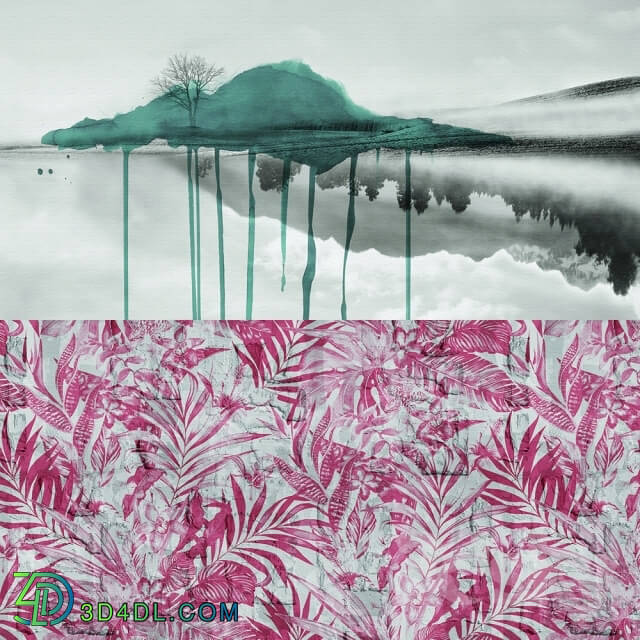 Wall covering - Wall_deco - Contemporary Wallpaper Pack 2