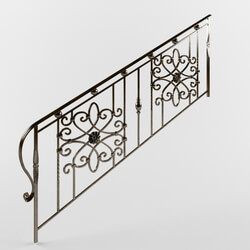 Staircase - Forged railings 