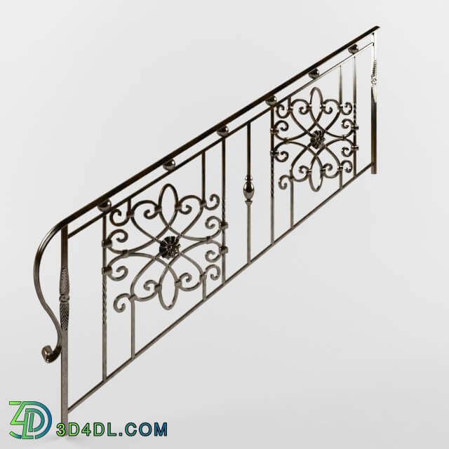 Staircase - Forged railings