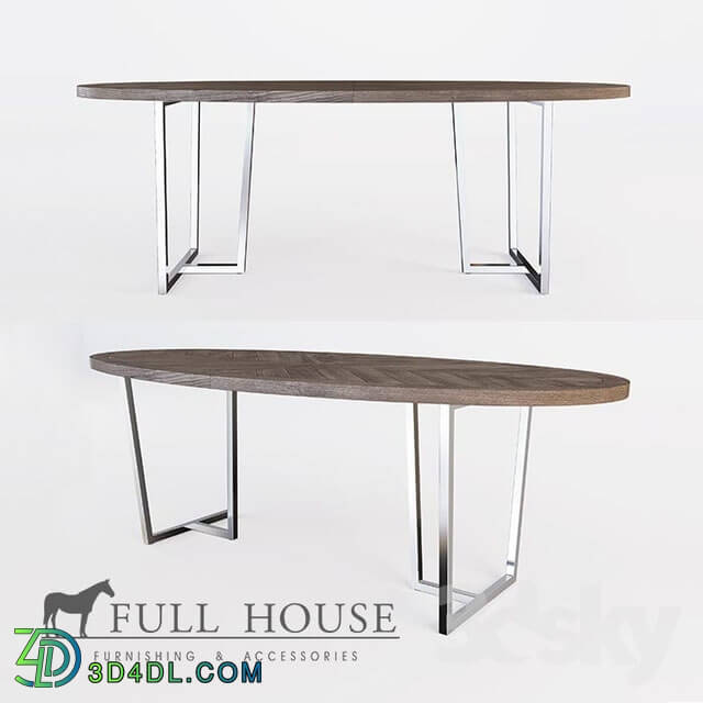 Table - Dining table oval FULL HOUSE OM