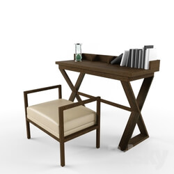 Table _ Chair - Compact writing table 