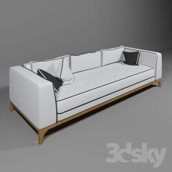 Sofa - The Oulu sofa is straight. 