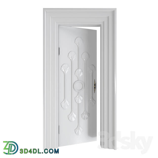 Decorative plaster - Door decoration RODECOR Lalique 76431AR