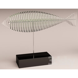 Other decorative objects - Decor glass fish 