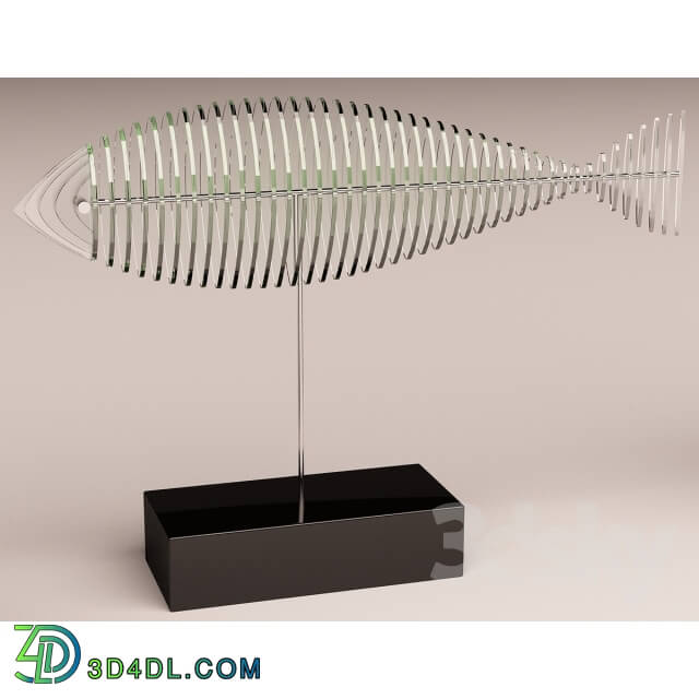 Other decorative objects - Decor glass fish