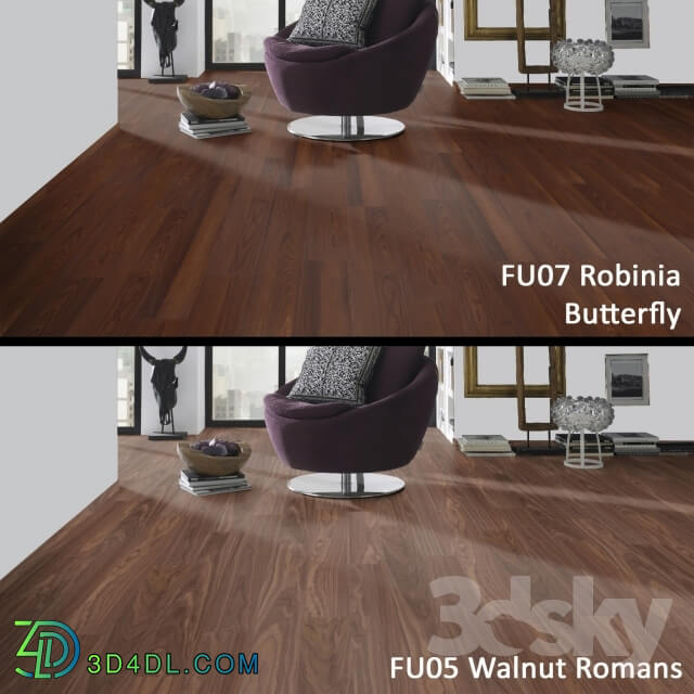 Floor coverings - Parquet Krono Xonic FU05 and FU07