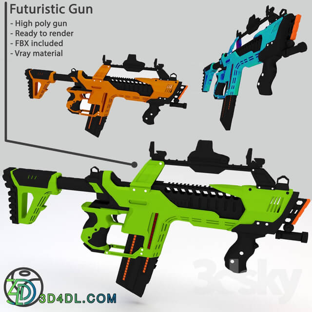 Weapon - Futuristic gun
