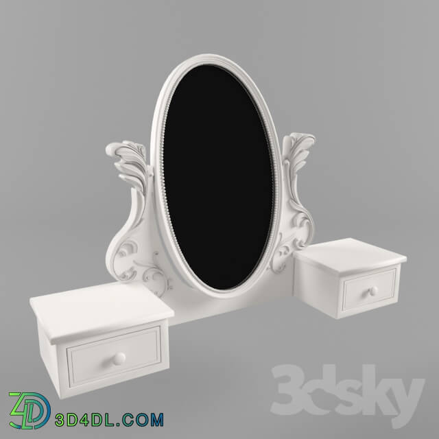 Mirror - Top with mirror Perle