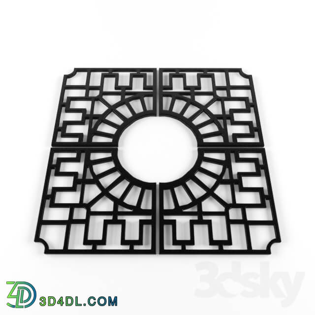 Other architectural elements - grilles des arbres