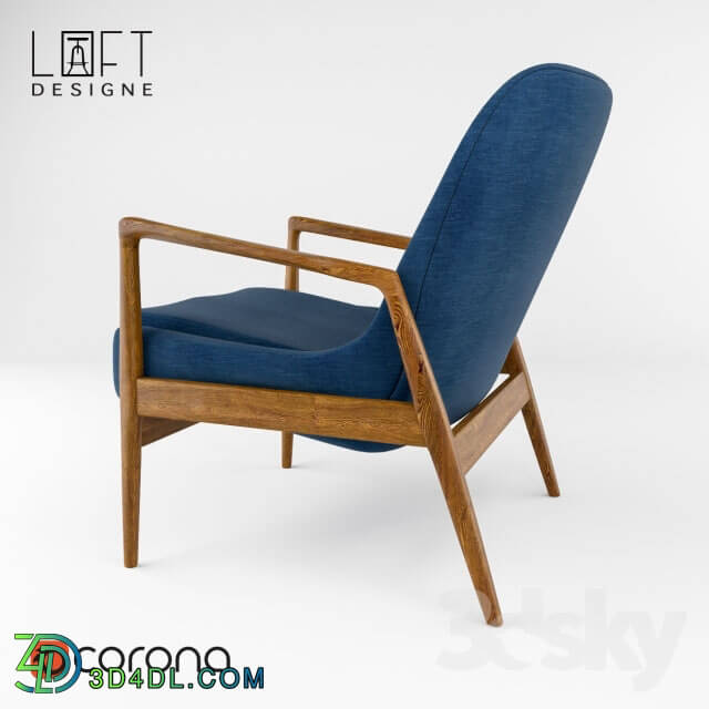 Arm chair - Armchair 3512 model Dark Blue