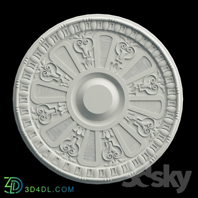 Decorative plaster - rosette