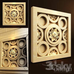 Decorative plaster - Palimanan Carving Ornament 08 