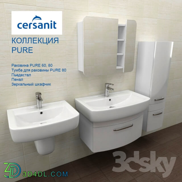 Bathroom furniture - Collection PURE Sersanit